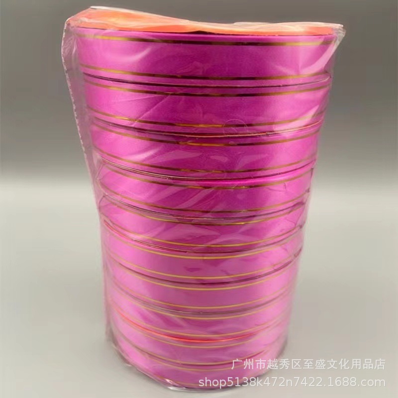 Nudo suministros de decoración de bodas con estampado de Phnom Penh, diseño de rollos de cinta, atadura de globo, cuerda de amarre, cinturón de regalo, cinturón de plástico