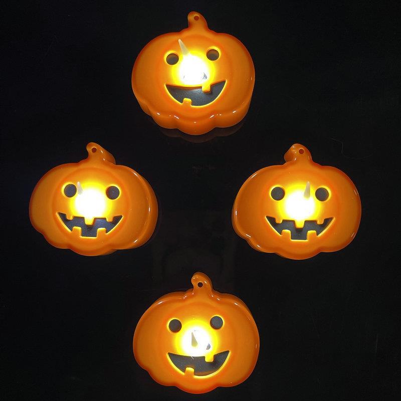 Halloween LED glowing pumpkin lantern candle light night light…