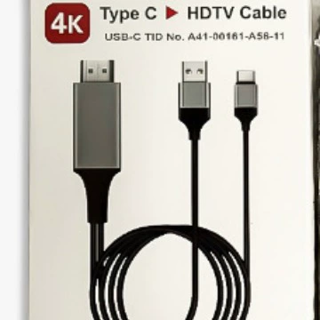 Type-C к HDMI адапкационный кабель 4K HD кабель портативный телефон планшетный проекционный экран с экраном