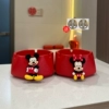 Gray [Pair of Ashtrays] Long Legs Mickey and Minnie