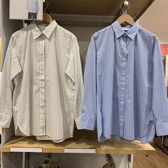 日単婦人服2025春新作綿質ストライプシャツ長袖カジュアルゆったりシャツ薄いコート475666