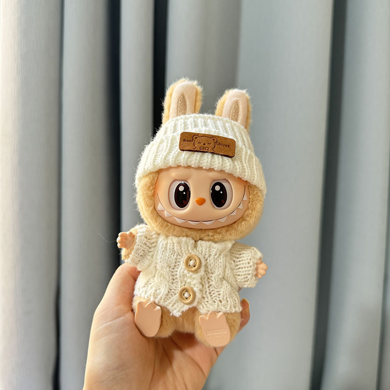 服のみ】第二世代ブラインドボックス ラブブ服 エポキシ樹脂製顔飾り ラブブ シットシットパーティーシリーズ ベビー服 可愛い|undefined