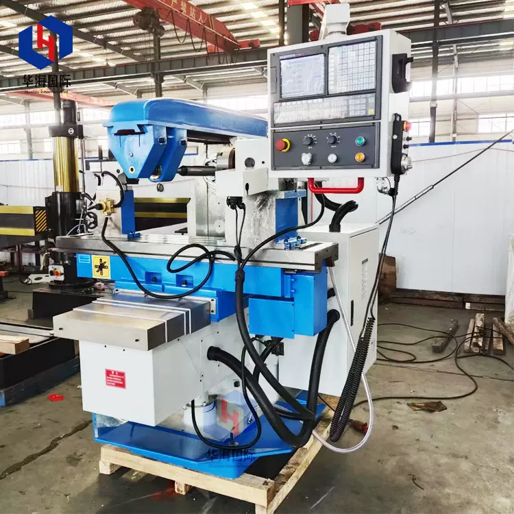 数控铣床XK6132卧式升降台铣床-华海国际机床制造四轴铣床