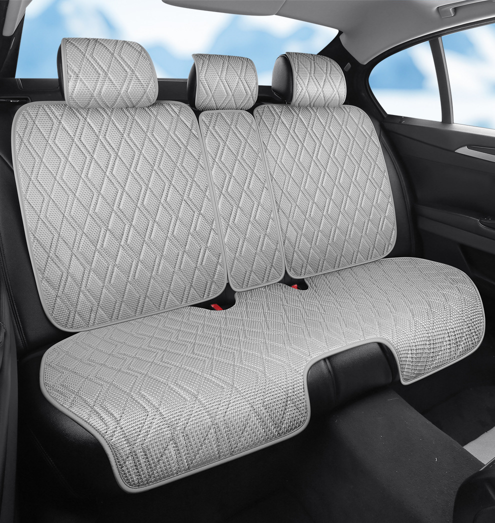 New Summer Ice Silk Slim Waist Car Seat Cushion, Universal for All Seasons, Single Seat Car Seat Cushion, Cooling Pad, Seat Cover Wholesale