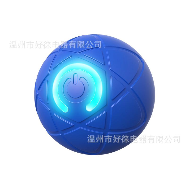 우주 디자인 스마트 강아지 장난감 볼 (블루)