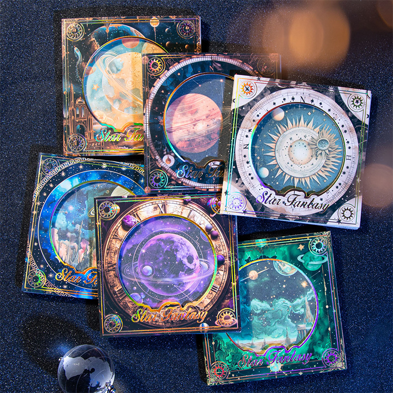 Beautiful day material paper Star Fantasy Series Moon phase theme…