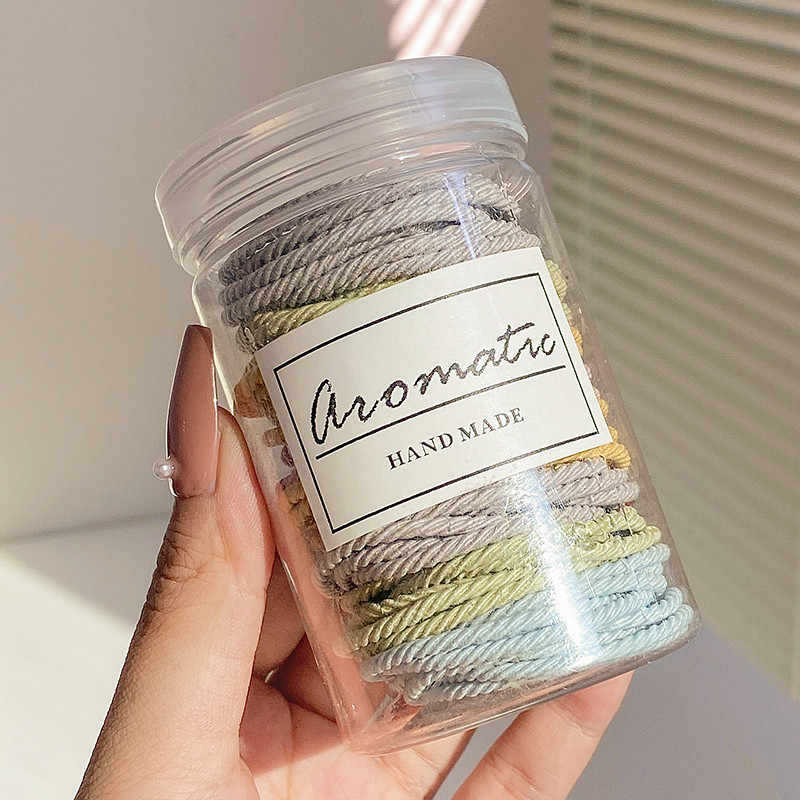 Estilo coreano de alta cuerda de Pelo elástico de las mujeres anillo de toalla simple banda de goma cuerda de pelo de cola de caballo alta anillo de pelo de bebé