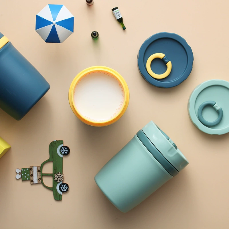 Овсянка завтрак чашка герметичная с крышкой микроволновая печь отопление с офисными работниками удобная ручка производители чашки молока оптом