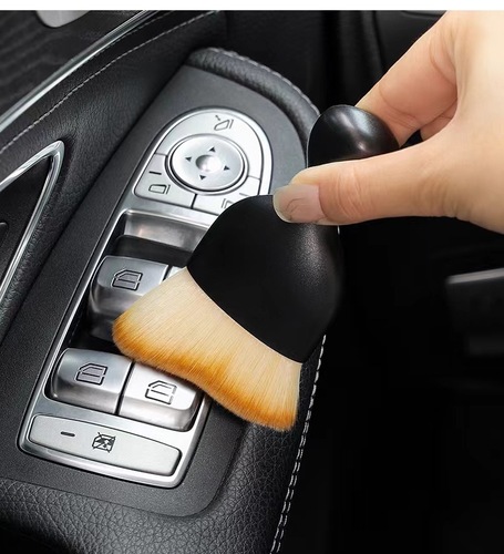 Car interior cleaning soft bristle brush, air conditioning vent cleaning brush, car wash brush, gap dusting flat brush