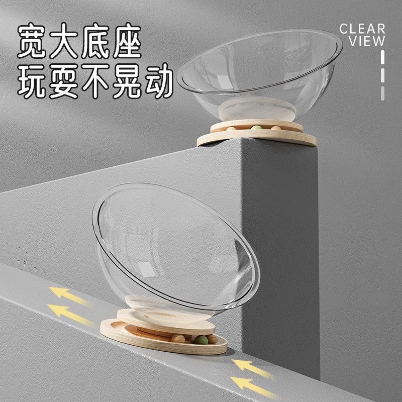 Nido para gatos de cuatro estaciones, plataforma giratoria general para gatos, cápsula espacial semicerrada, casa de menta para gatos construida, artículos para gatos desmontables y lavados