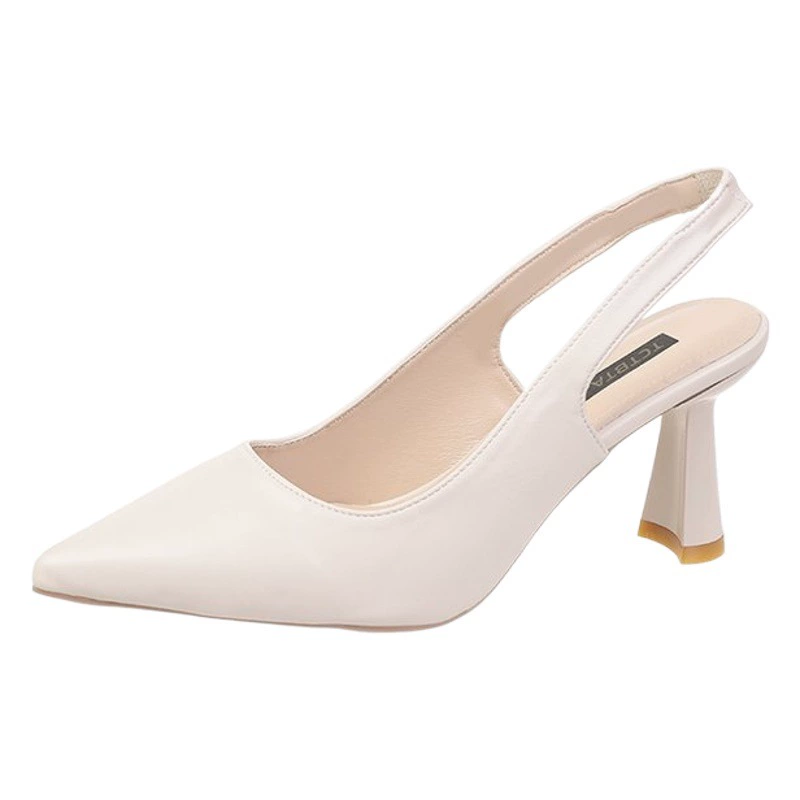 Весна и лето 2023, новые женские босоножки на высоком каблуке с острым носком, женские босоножки на шпильке с открытым носком, женские туфли на одной платформе