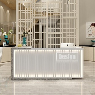 Beauty Salon Front Desk Simple Modern Restaurant Counter Reception Cashier Bar Barber Shop Company Clothing Store.