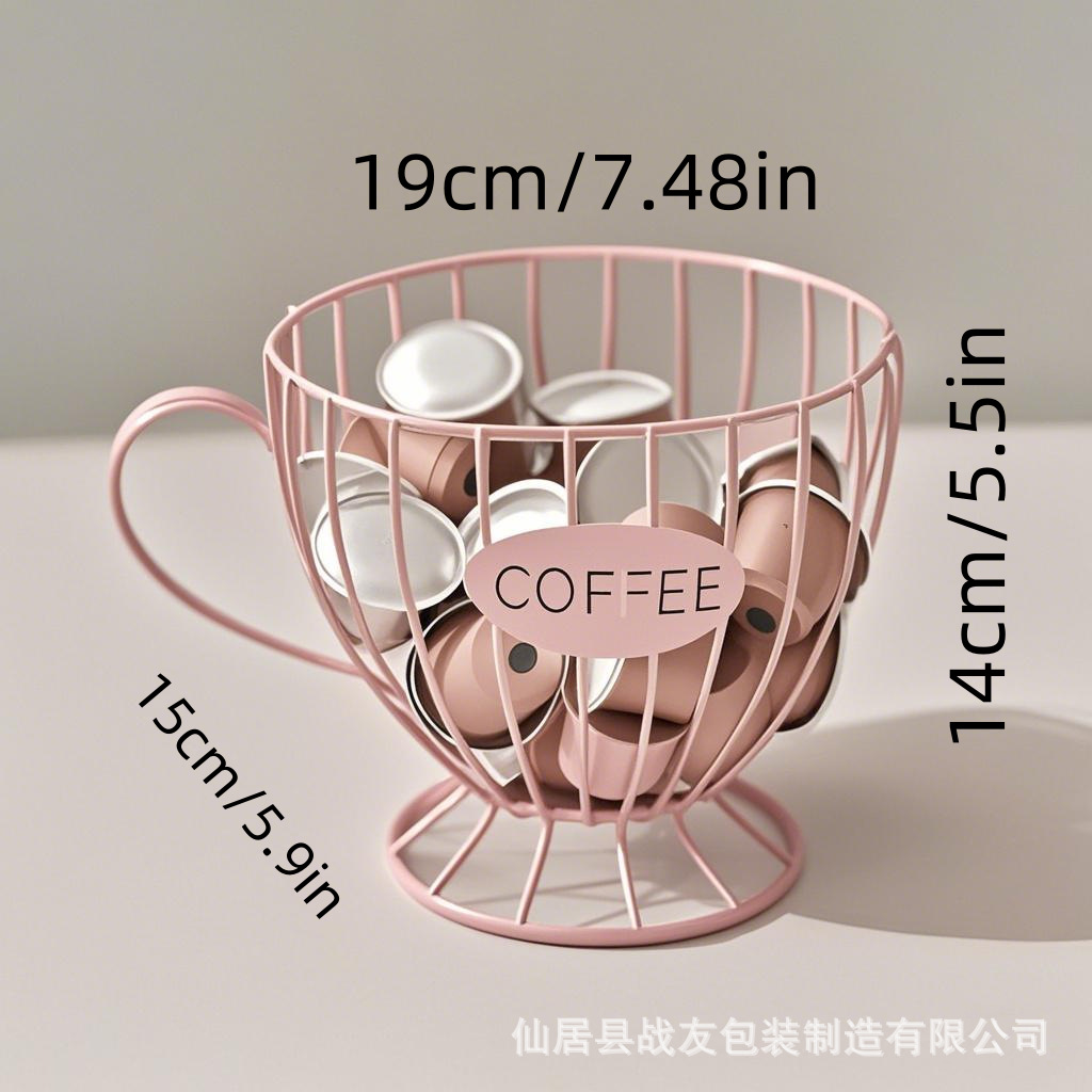 Estilo nórdico Snacks de lujo ligero Estante de almacenamiento de dulces Cafetería Estante de cápsulas de café para el hogar Estante de exhibición de mesa image 5