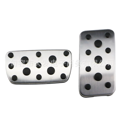 Suitable for Subaru Legacy 15-20 Outback 14-20 metal accelerator brake pedal pedal (Dekorativ pedal başlıqları) - automatic-transmission-2-pieces