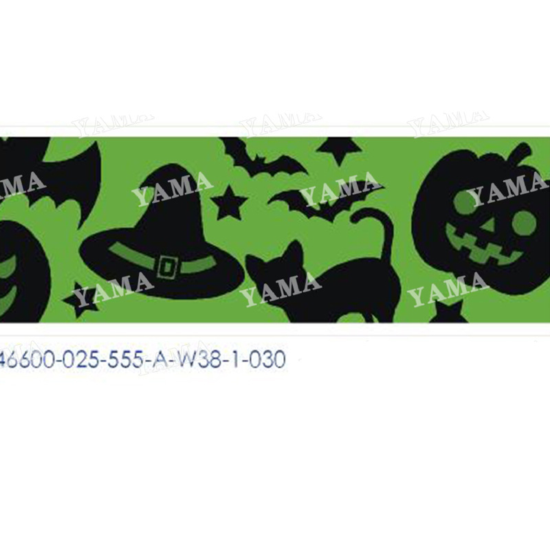 Cinta de Halloween al por mayor, 100 yardas, materiales para envolver regalos, decoración de Halloween, cinta de Halloween hecha a mano para bricolaje image 35