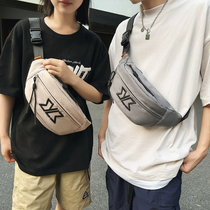 Новая спортивная сумка для женщин, дикая мода пара мобильных телефонов, сумка для талии, простой большой емкости, крутая сумка для груди