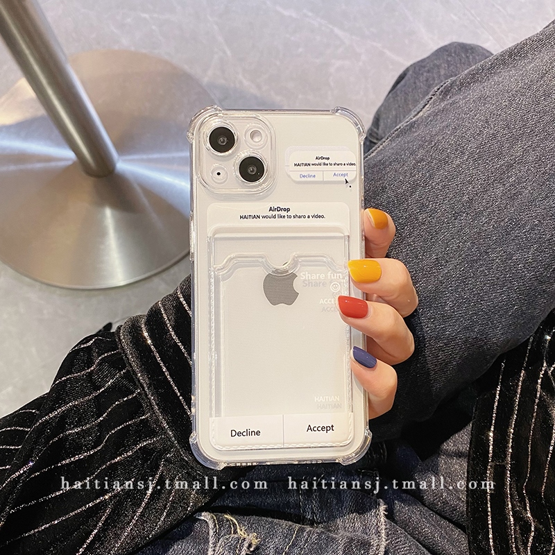 Airdrop Photo-Resistant Phone Case for Apple 16/15 Phone Case 14 Protection 16Pro Card Case Drop-Resistant Case Airdrop Photo-Resistant Phone Case for Apple 16/15 Phone Case 14 Protection 16Pro Card Case Drop-Resistant Case