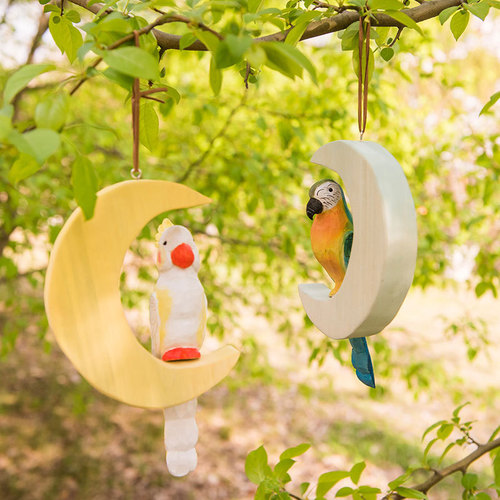 Little Fat Bird wooden ornaments wooden children's toys decorations gifts office living room diy ornaments