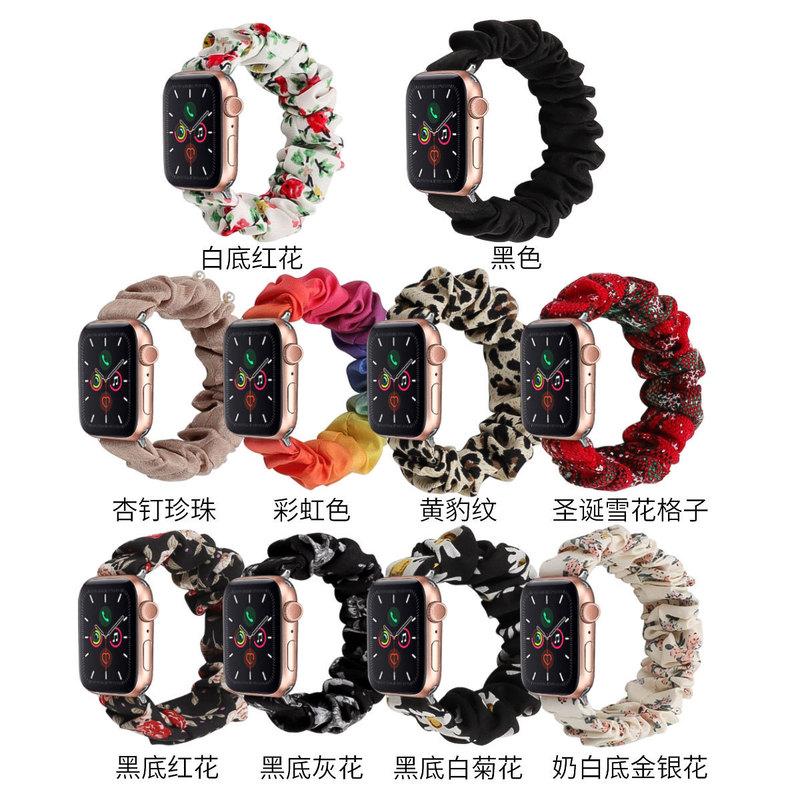 For applewatch9876543 Apple Watch with Nylon Hair Loop Elastic iwatchs10 Strap For applewatch9876543 Apple Watch with Nylon Hair Loop Elastic iwatchs10 Strap