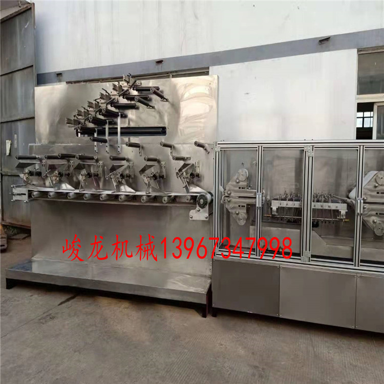 全自动无纺布消毒湿巾机，生产湿巾的设备，婴儿手口大包湿巾机器