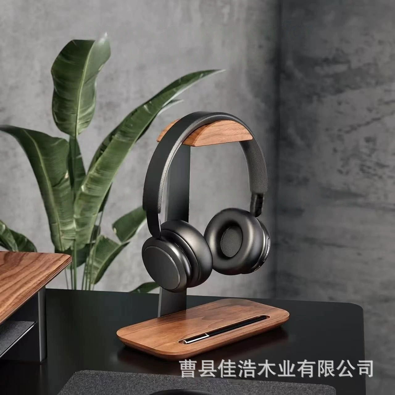 Трансграничная деревянная стойка для хранения гарнитуры, компьютерная комната, настольная вертикальная стойка для размещения гарнитуры, стойка для хранения гарнитуры в интернет-кафе