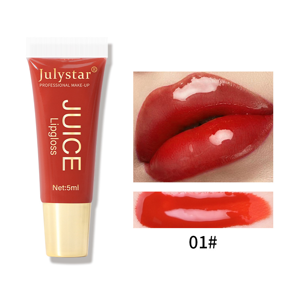 Cross-border hydrating lip gloss with a lustrous texture, non-stick cup, brightening tube, lip gloss and lip gloss wholesale for export undefined