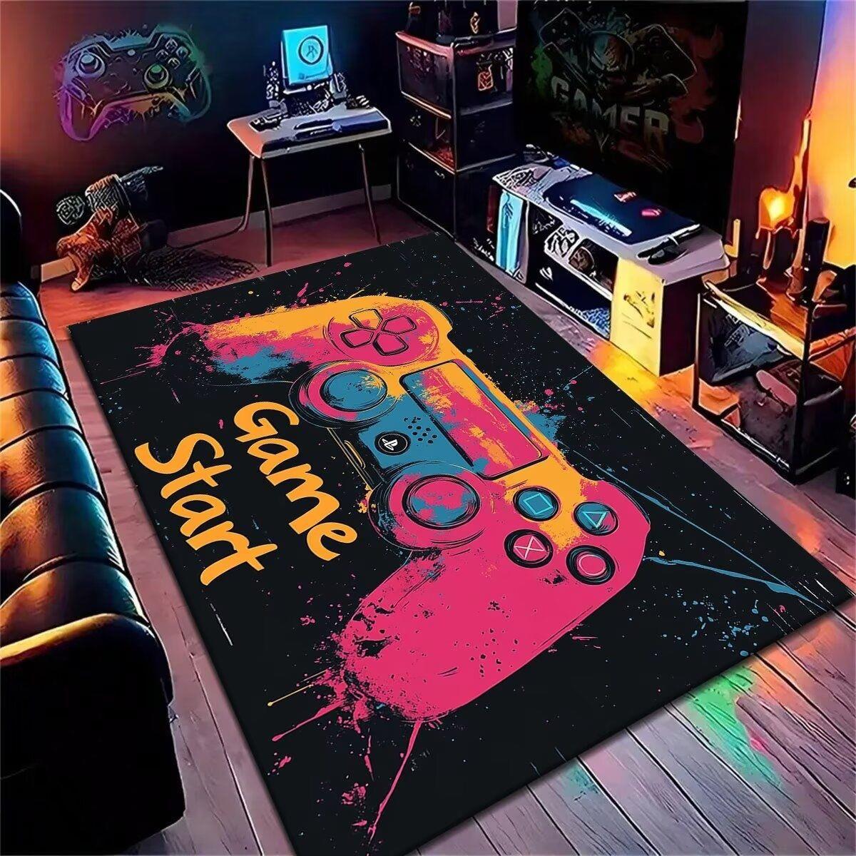 New diatomite gaming anti-slip cuttable carpet mat for entryway and bedroom use