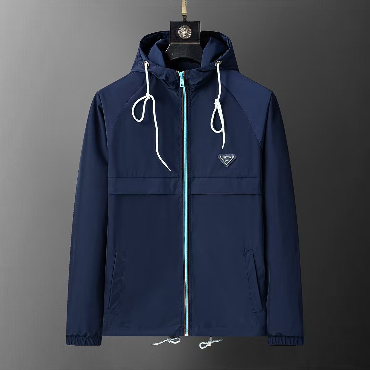 Correct Version Nanyou High-Quality Pujia 25 Spring and Summer New Classic Metal Triangle Logo Jacket Jacket for Men and Women