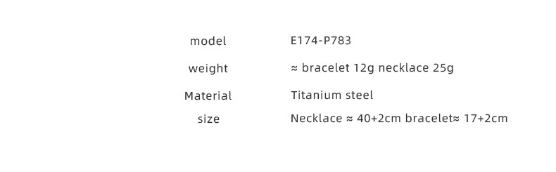 Fashion Geometric Titanium Steel Plating Women's Bracelets Necklace display picture 2