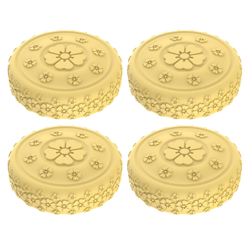 Caster shoesスーツケースホイールシリコン保護カバー耐摩耗性全包スーツケースホイールシリコン保護カバー