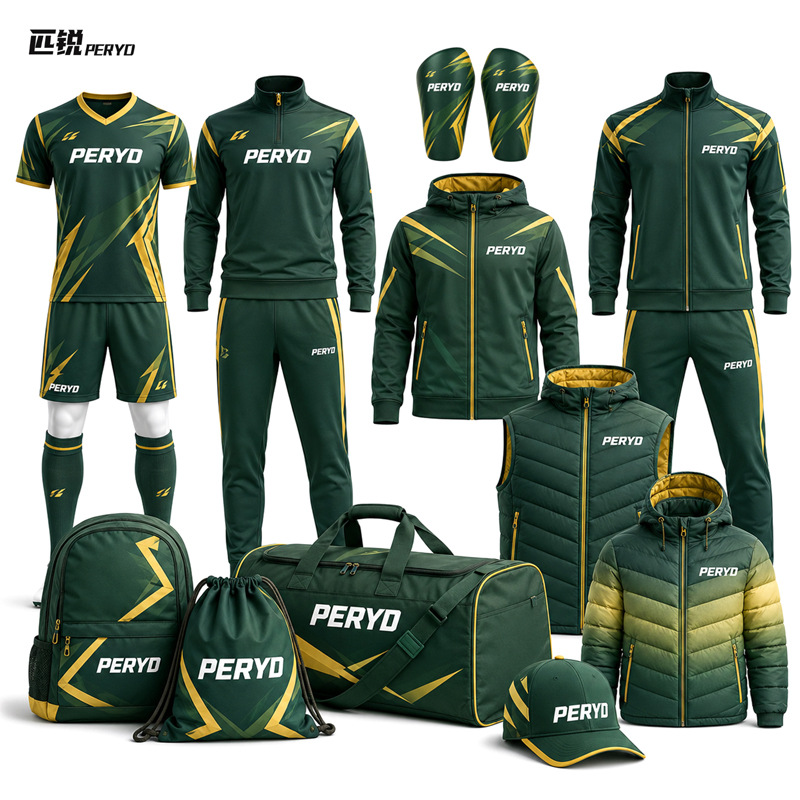 Full-body sublimation jersey set, custom-made with your own design, digitally printed all-over jersey, quick-dry breathable training wear, wholesale