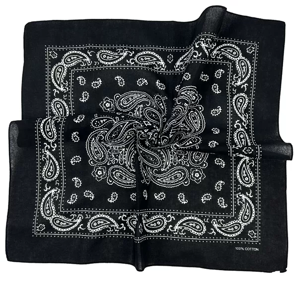 Cotton Outdoor Sports Headscarf, Paisley Pattern Multifunctional, Hip-Hop Street Dance Face Scarf Decoration