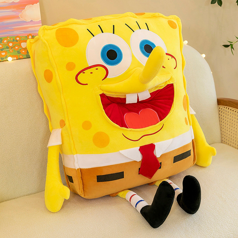 3D Spongebob Squarepants Pillow Plush Toy Doll Cute Plush Doll Birthday Gift Children's Manufacturer Wholesale Delivery
