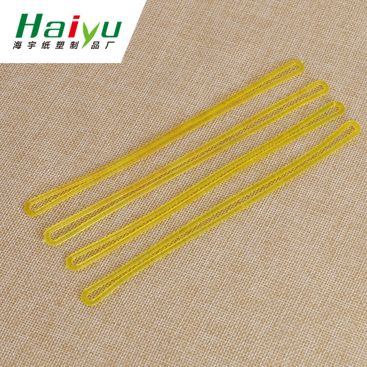 定制糖果色硅胶行李吊牌橡胶透明绳各样颜色美观硅胶绳批发