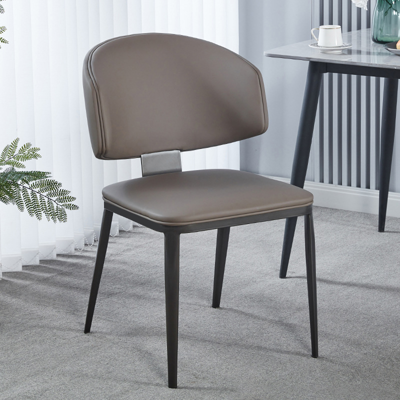 Silla de comedor moderna y simple silla de comedor de lujo ligera silla de comedor silla de mahjong confortable silla de recepción silla de hotel