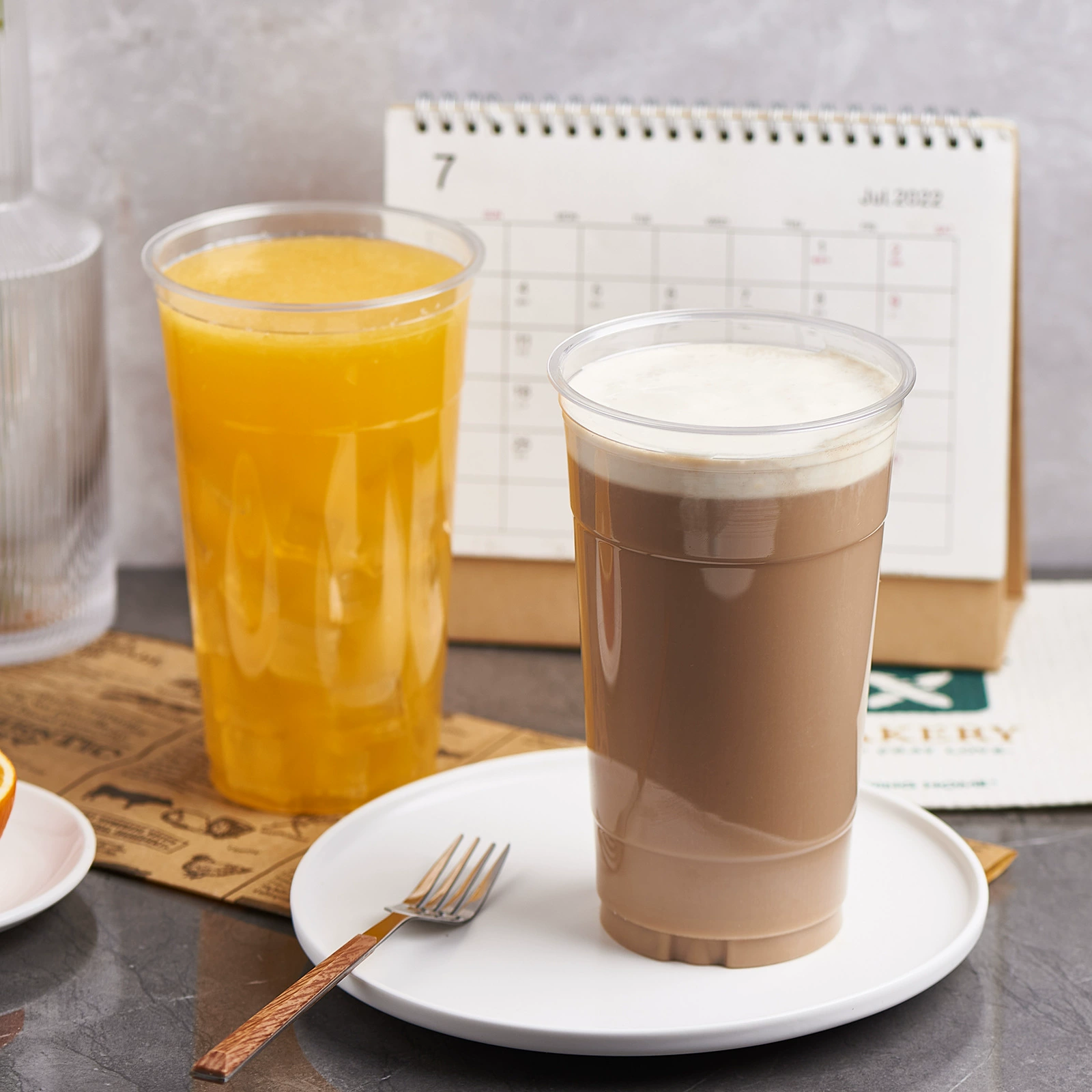 Стекло 富岭, одноразовая чашка для чая, увеличенная толщина, 32 oz