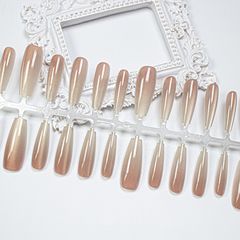 【皎瓏】晶石貓眼穿戴甲新款直發純色簡約預製甲甲片工廠批量直發