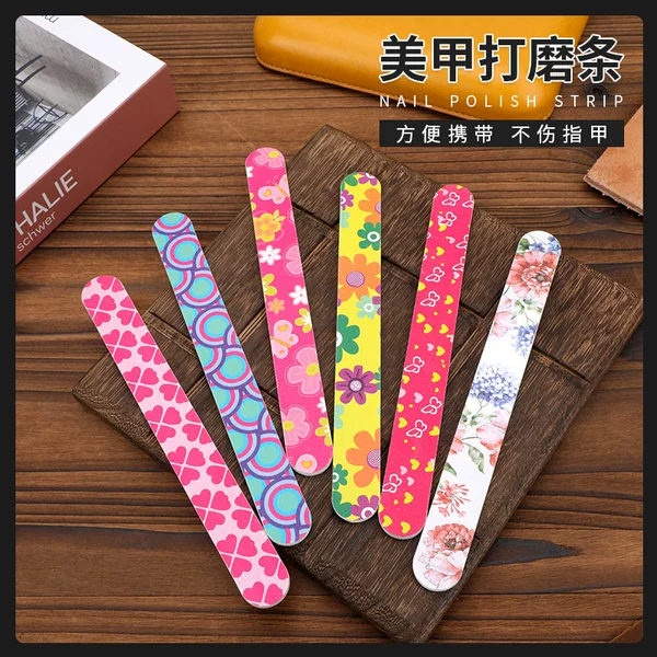 DIY handmade leather double-sided sanding strip thin sand file leather sanding tool nail art tool