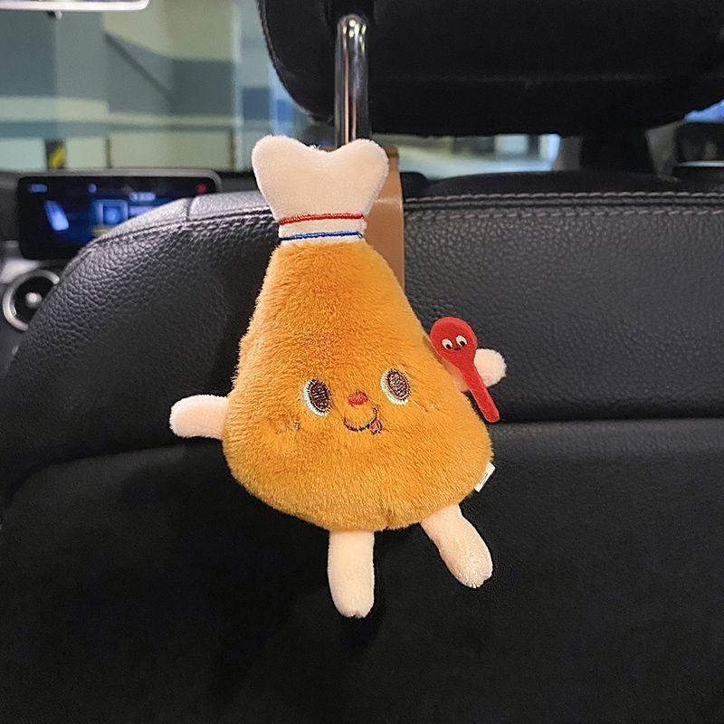 Pequeño gancho para automóviles en la parte posterior del asiento del automóvil encantador decoración interior del automóvil respaldo delantero multifuncional