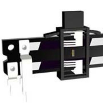 厂家供应行程15mm无外壳直滑电位器，碳膜电位器，B10K拨动电位器