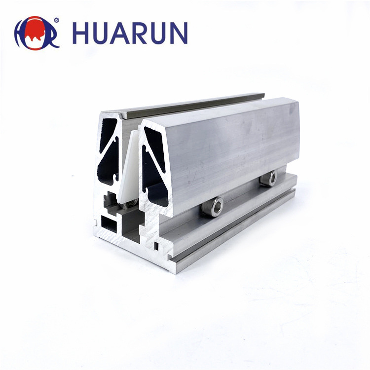 玻璃槽底座 玻璃固定槽 铝合金玻璃槽 铝合金U型卡槽栏杆玻璃地槽