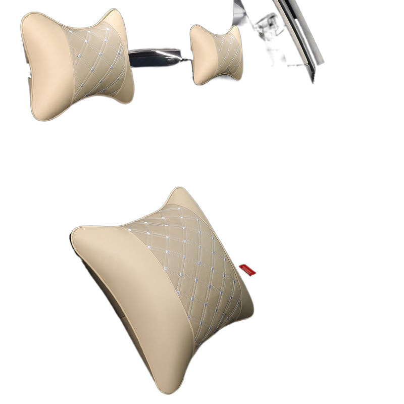 자동차 머리 받침 목 베개 한 쌍의 자동차 허리 세트 4 피스 자동차 베개 시트 베개 도매