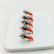 Big eye poisonous mosquito feather ant fly hook suit micro horse mouth white creek Luya fishing bait boxed luminous