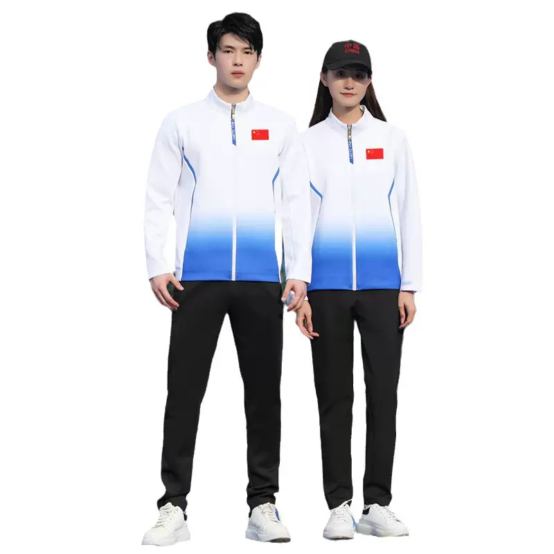 2023训练服春秋季男女国服套装武术运动服会教练出场服教练训练服