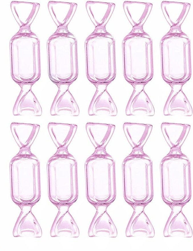 Caja de almacenamiento transparente en forma de caramelo mini anillo portátil pendientes caja de joyería caja de joyería pequeña