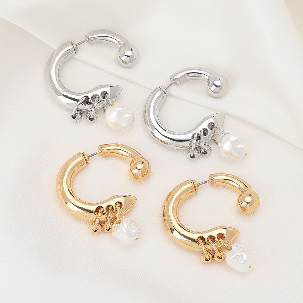 earrings from pearl