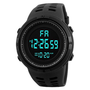 Moment 1251 Fashion Electronic Waterproof Men's Student Watch Outdoor Sports Nightlight Trendy All-match Watch