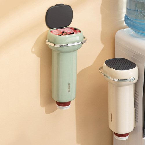 Light Luxury Home Water Cup Holder, Cup Dispenser, Disposable Cup Storage Box, and Water Dispenser Automatic Cup-Dispensing Rack