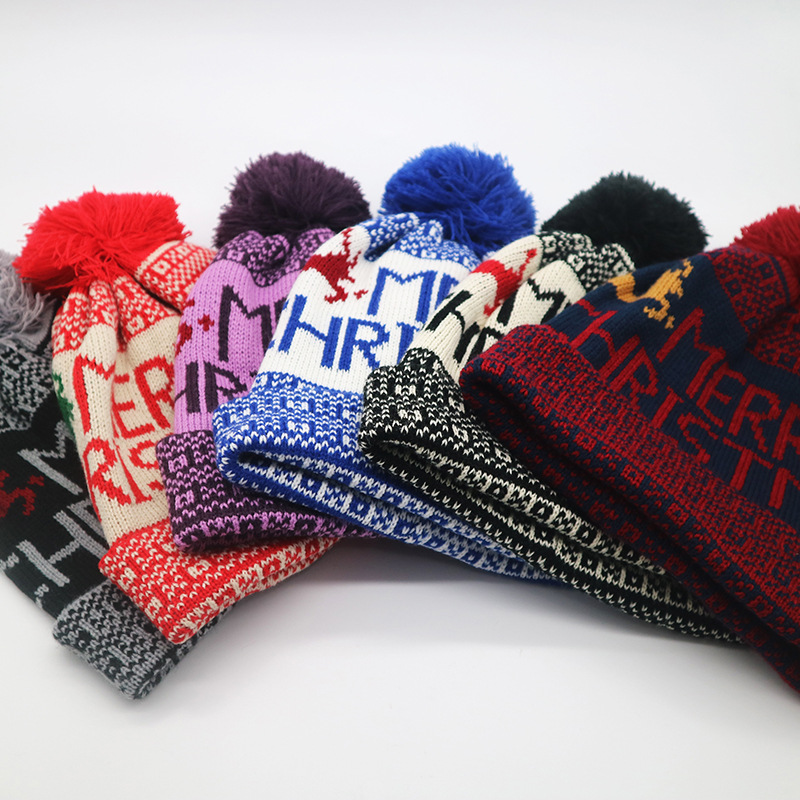 Original Design Santa Claus Festival Elements Wool Cap display picture 1