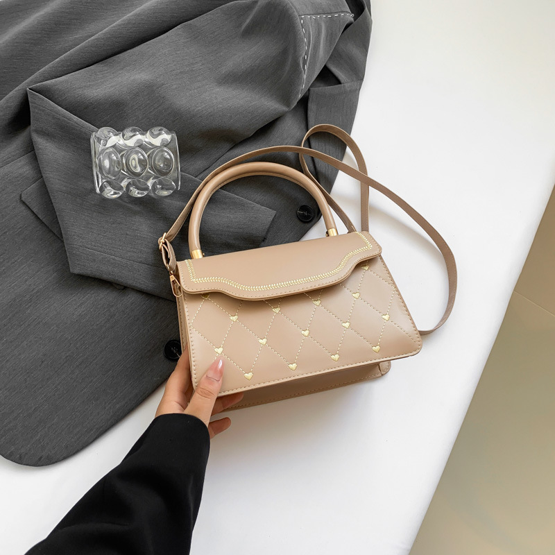 Línea de bordado de verano 2024 nueva moda de estilo de diamante casual estilo coreano simple bolso de mano pequeña bolsa de mujer